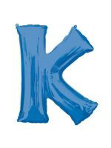 Picture of BLUE LETTER K FOIL BALLOON